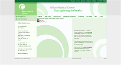 Desktop Screenshot of milanmedicalcenter.it